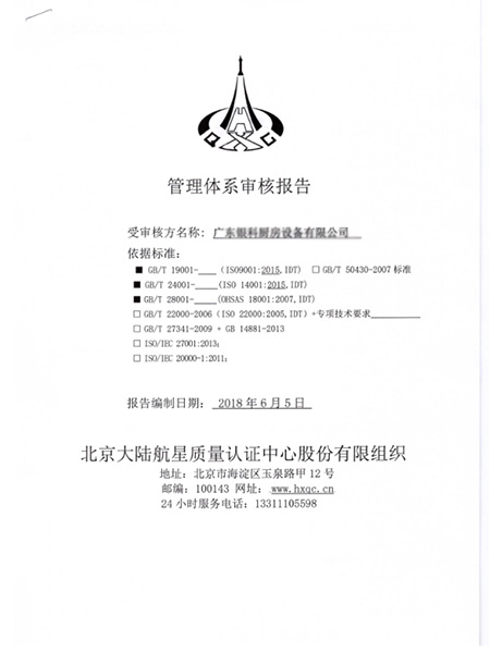管理體系審核報(bào)告